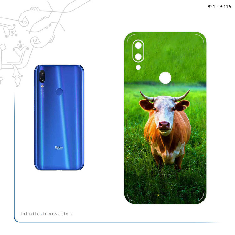 برچسب پوششی ماهوت مدل Cow مناسب برای گوشی موبایل شیائومی Redmi 7