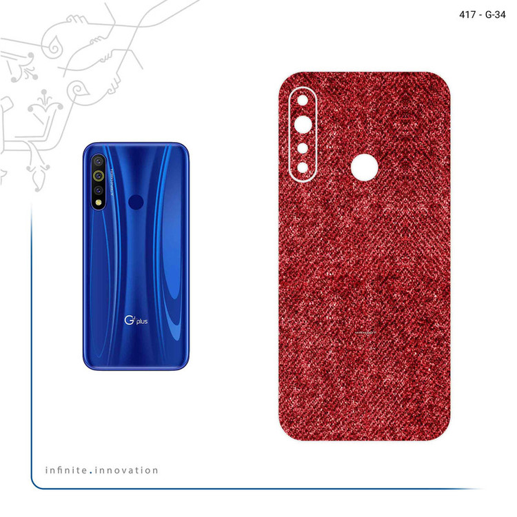 برچسب پوششی ماهوت مدل Fabric Texture 4 مناسب برای گوشی موبایل جی پلاس P10