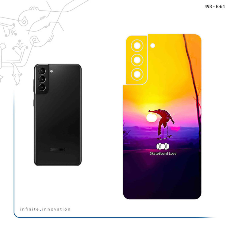 برچسب پوششی ماهوت مدل Skateboard مناسب برای گوشی موبایل سامسونگ Galaxy S21 5G