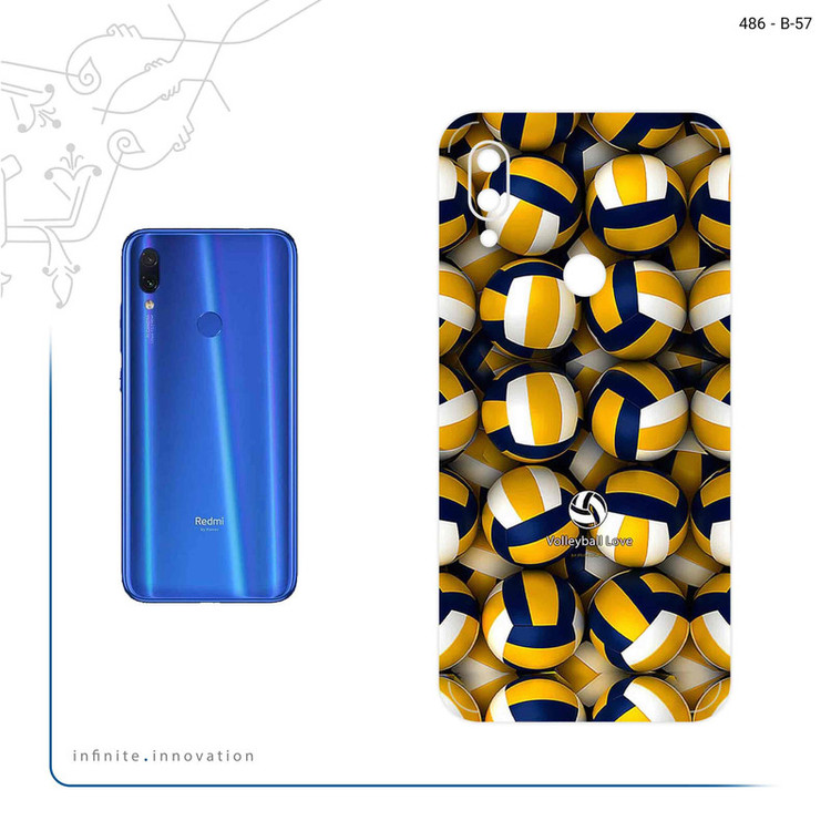 برچسب پوششی ماهوت مدل Volleyball مناسب برای گوشی موبایل شیائومی Redmi 7
