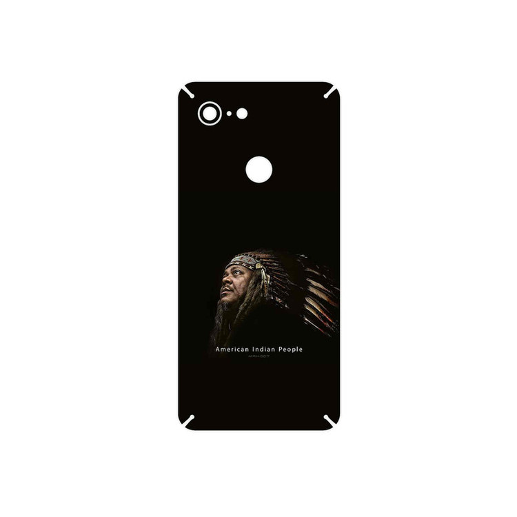 برچسب پوششی ماهوت مدل Portrait of an Indian Man مناسب برای گوشی موبایل گوگل Pixel 3