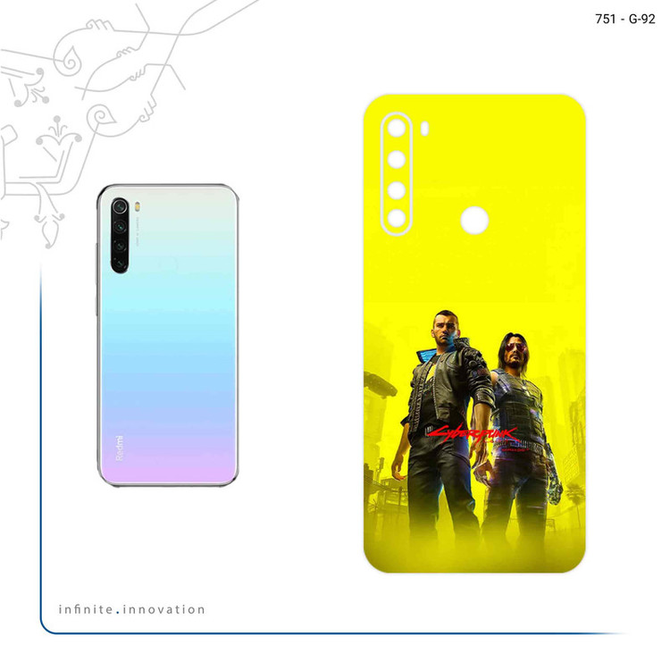 برچسب پوششی ماهوت مدل Cyberpunk Game Series مناسب برای گوشی موبایل شیائومی Redmi Note 8 2021