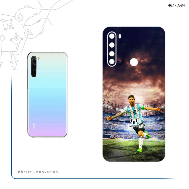 برچسب پوششی ماهوت مدل Lionel Messi 2 مناسب برای گوشی موبایل شیائومی Redmi Note 8 2021