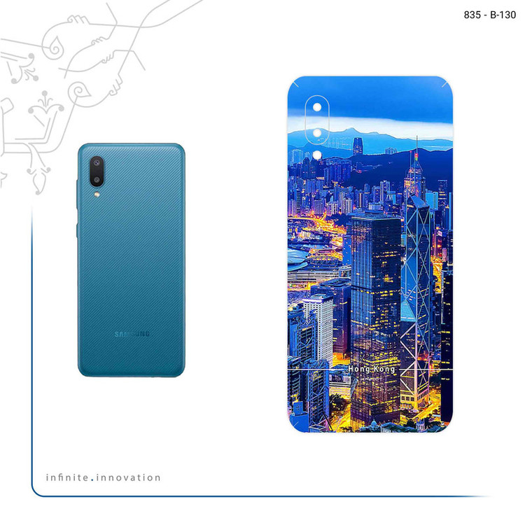 برچسب پوششی ماهوت مدل Hong Kong City مناسب برای گوشی موبایل سامسونگ Galaxy M02
