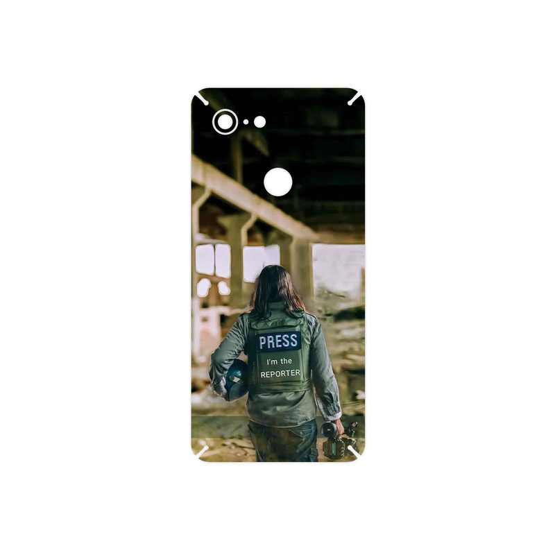 برچسب پوششی ماهوت مدل Reporter مناسب برای گوشی موبایل گوگل Pixel 3