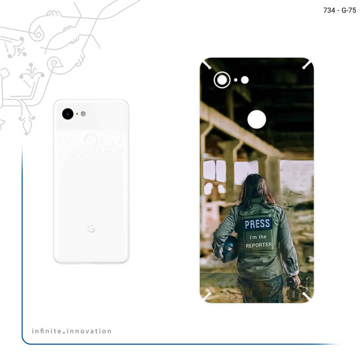 برچسب پوششی ماهوت مدل Reporter مناسب برای گوشی موبایل گوگل Pixel 3