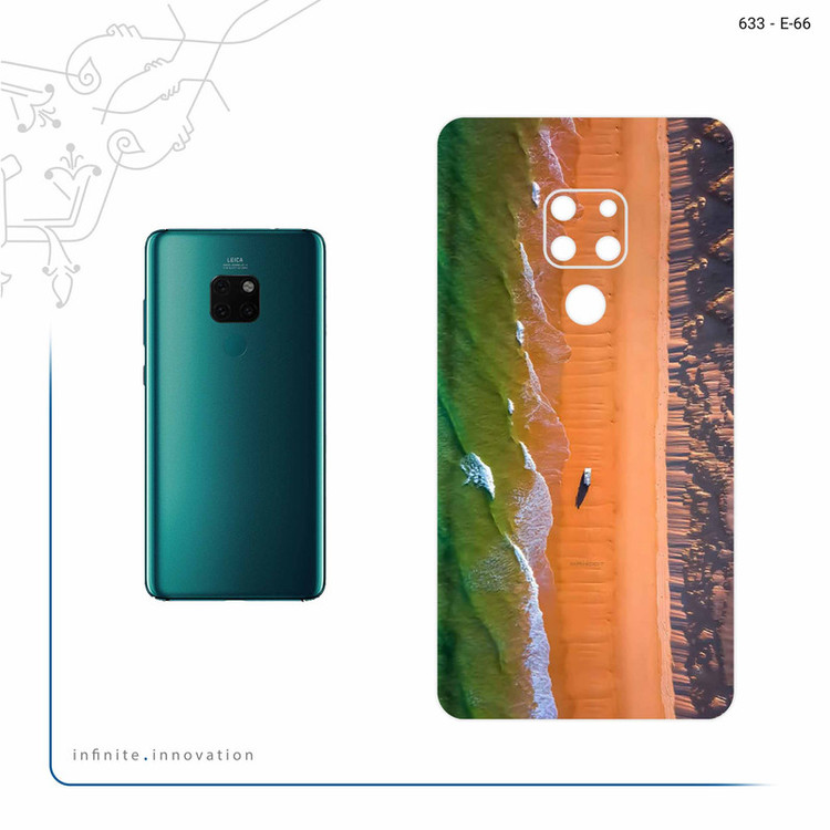 برچسب پوششی ماهوت مدل Beach and Green Sea مناسب برای گوشی موبایل هوآوی Mate 20