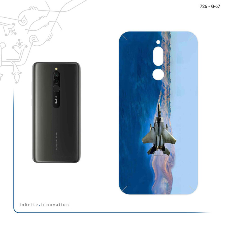 برچسب پوششی ماهوت مدل Fighter plane F15 مناسب برای گوشی موبایل شیائومی Redmi 8