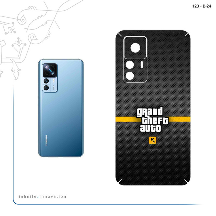 برچسب پوششی ماهوت مدل GTA مناسب برای گوشی موبایل شیائومی 12T