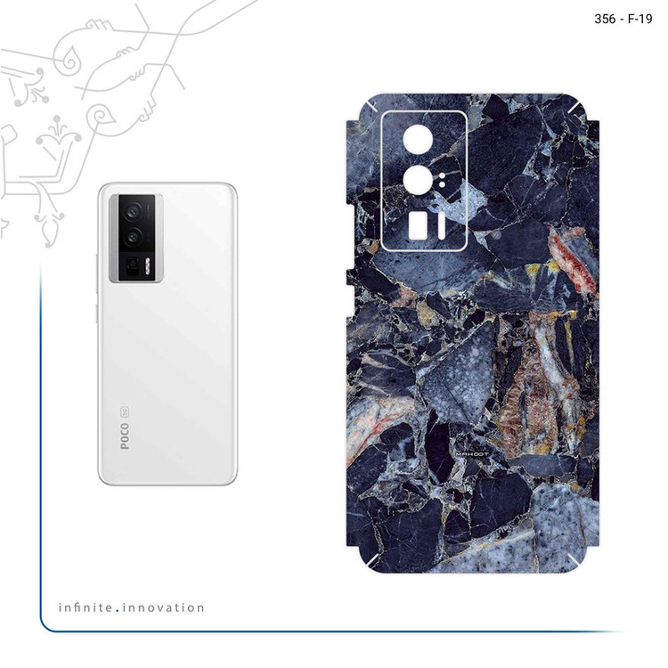 برچسب پوششی ماهوت مدل Broken black marble مناسب برای گوشی موبایل شیائومی Poco F5 Pro
