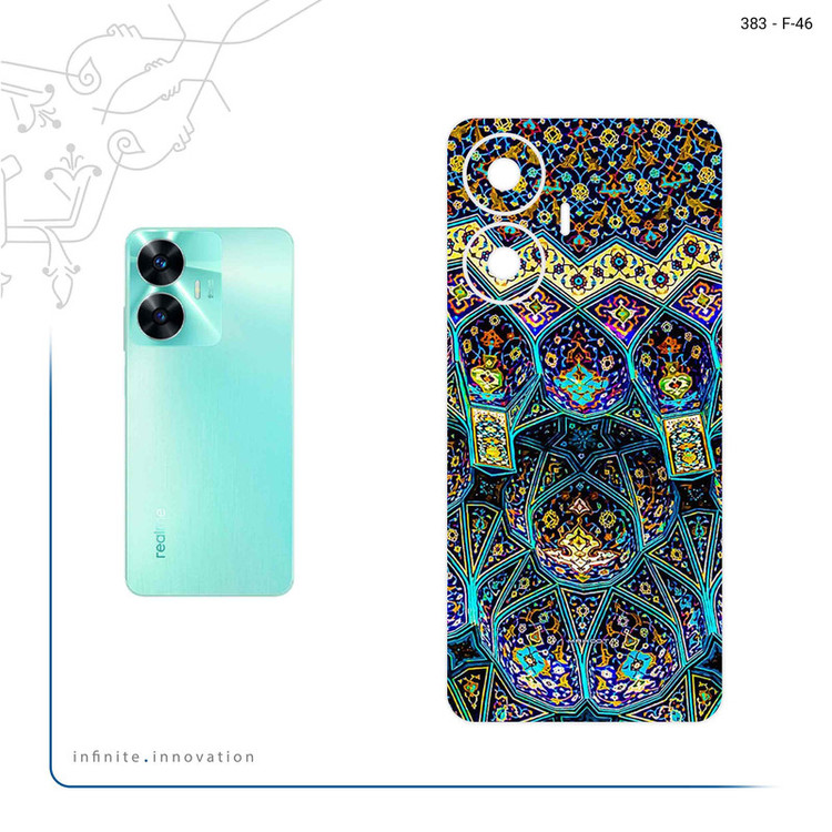 برچسب پوششی ماهوت مدل Iran Tile 14 مناسب برای گوشی موبایل ریلمی C55