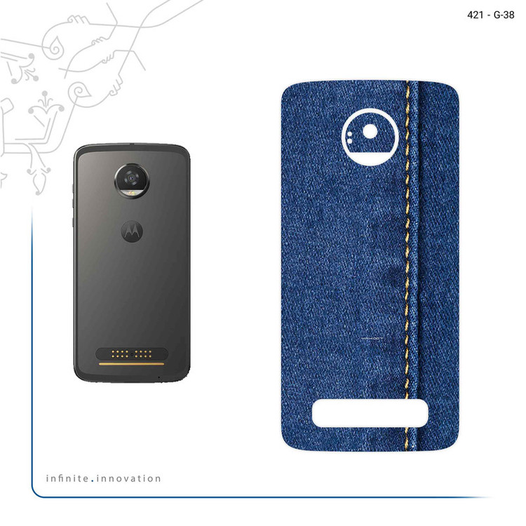 برچسب پوششی ماهوت مدل Fabric Texture 8 مناسب برای گوشی موبایل موتورولا Moto Z
