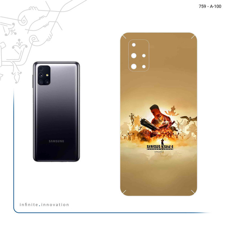 برچسب پوششی ماهوت مدل Serious Sam Game Series مناسب برای گوشی موبایل سامسونگ Galaxy M31S