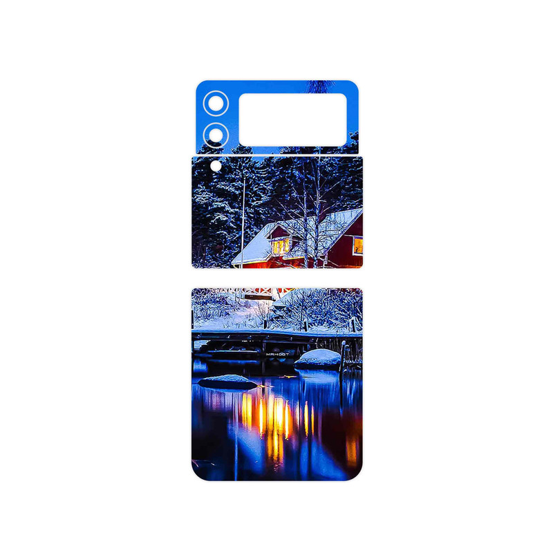 برچسب پوششی ماهوت مدل Winter Season مناسب برای گوشی موبایل سامسونگ Galaxy Z Flip3 5G