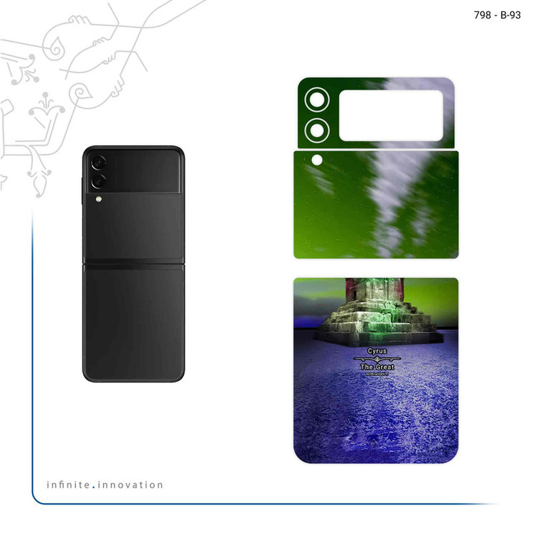 برچسب پوششی ماهوت مدل Tomb of Cyrus the Great مناسب برای گوشی موبایل سامسونگ Galaxy Z Flip3 5G