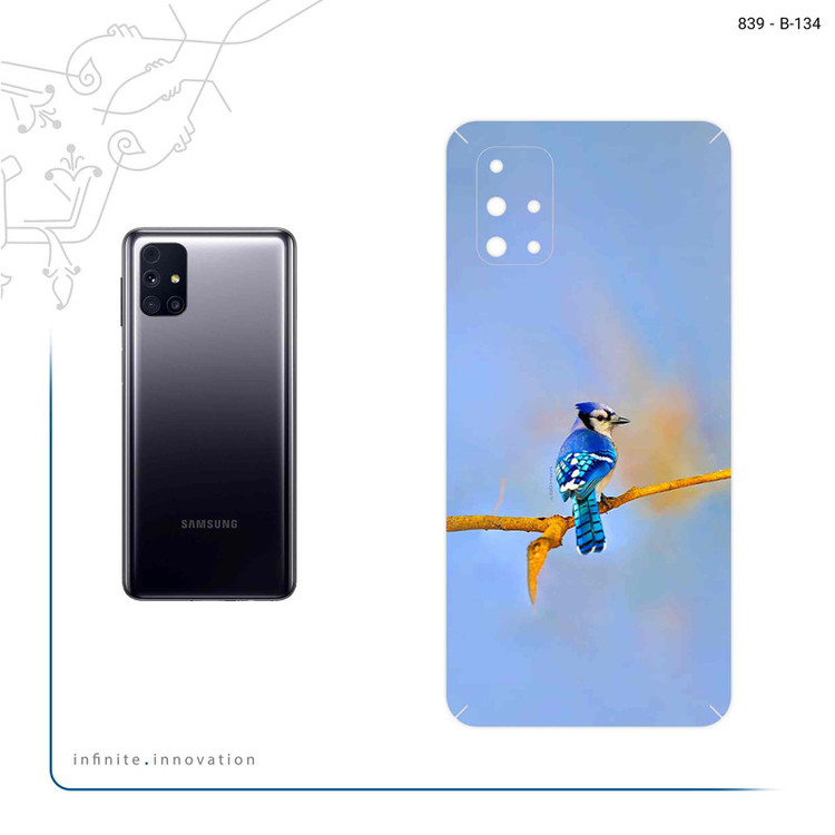 برچسب پوششی ماهوت مدل Cyanocitta cristata مناسب برای گوشی موبایل سامسونگ Galaxy M31S
