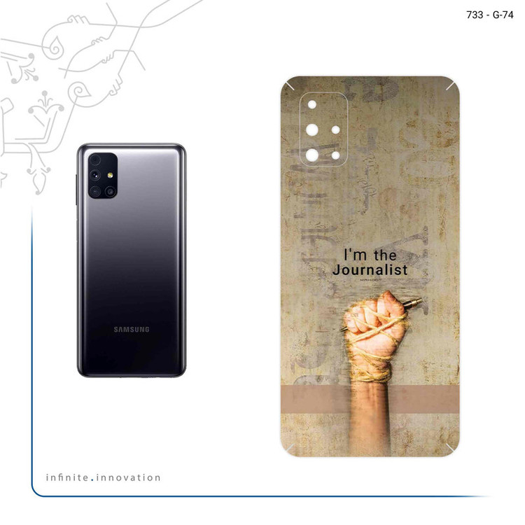 برچسب پوششی ماهوت مدل Journalist مناسب برای گوشی موبایل سامسونگ Galaxy M31S
