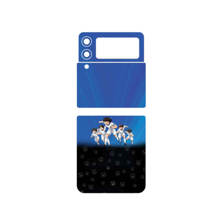 برچسب پوششی ماهوت مدل Ganbare Kikkazu مناسب برای گوشی موبایل سامسونگ Galaxy Z Flip3 5G