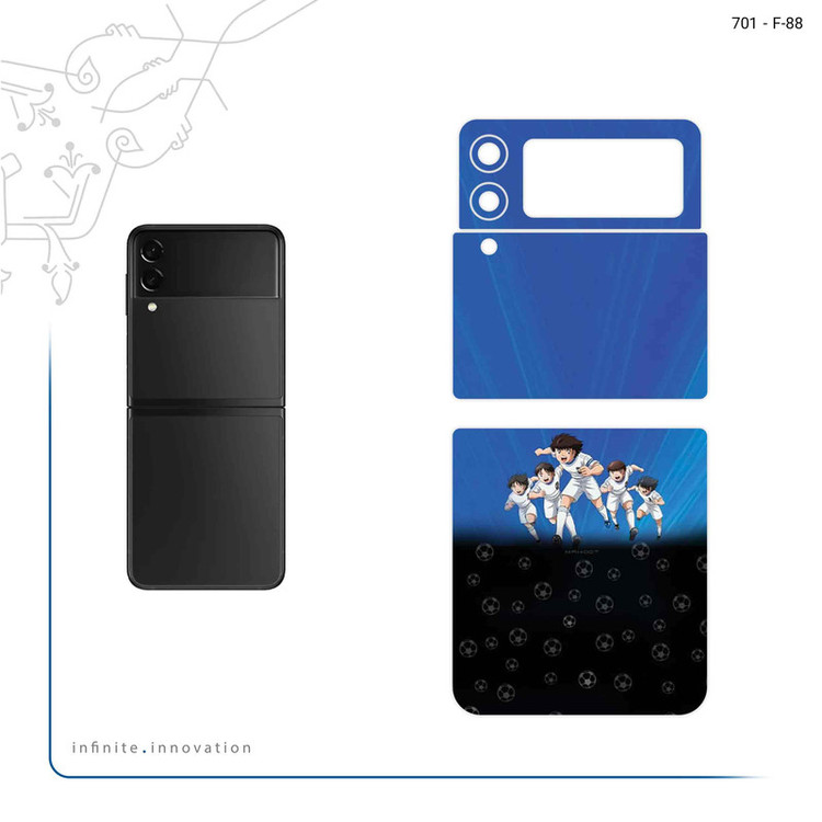 برچسب پوششی ماهوت مدل Ganbare Kikkazu مناسب برای گوشی موبایل سامسونگ Galaxy Z Flip3 5G
