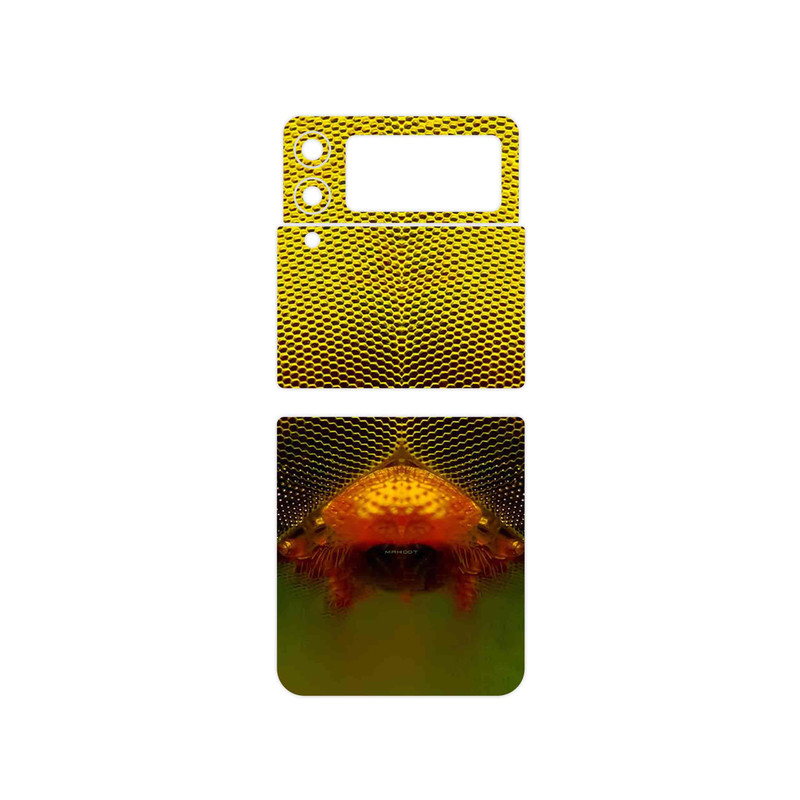 برچسب پوششی ماهوت مدل Bee eyes مناسب برای گوشی موبایل سامسونگ Galaxy Z Flip3 5G