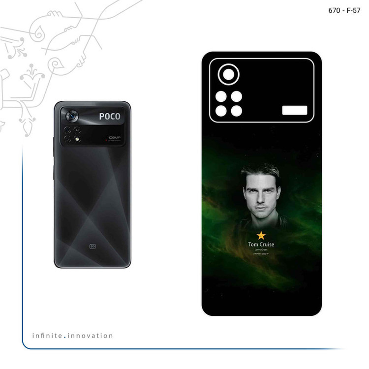 برچسب پوششی ماهوت مدل Tom Cruise مناسب برای گوشی موبایل شیائومی Poco X4 Pro 5G