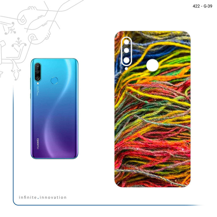 برچسب پوششی ماهوت مدل Fabric Texture 9 مناسب برای گوشی موبایل هوآوی P30 Lite (48 MP Camera)