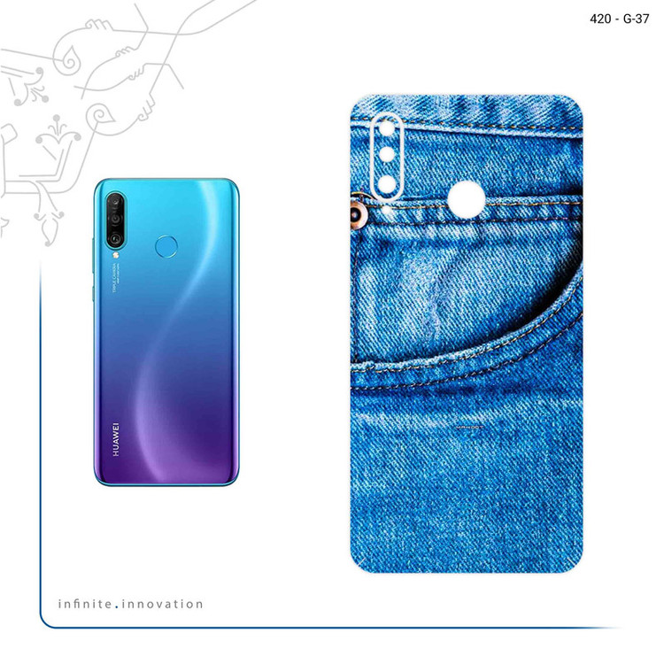 برچسب پوششی ماهوت مدل Fabric Texture 7 مناسب برای گوشی موبایل هوآوی P30 Lite (48 MP Camera)