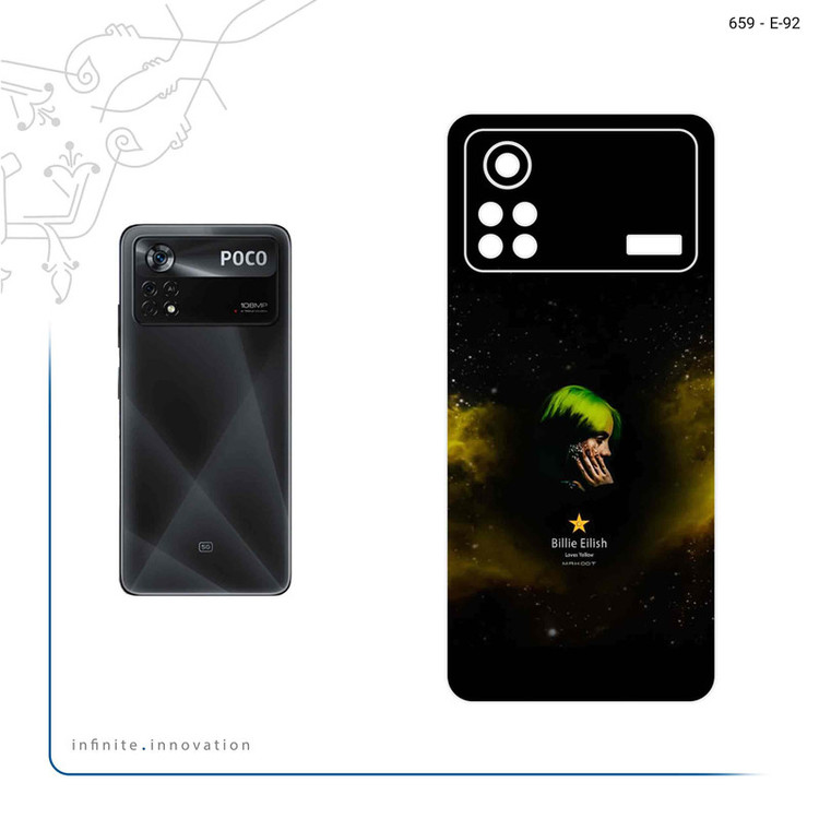برچسب پوششی ماهوت مدل Billie Eilish مناسب برای گوشی موبایل شیائومی Poco X4 Pro 5G