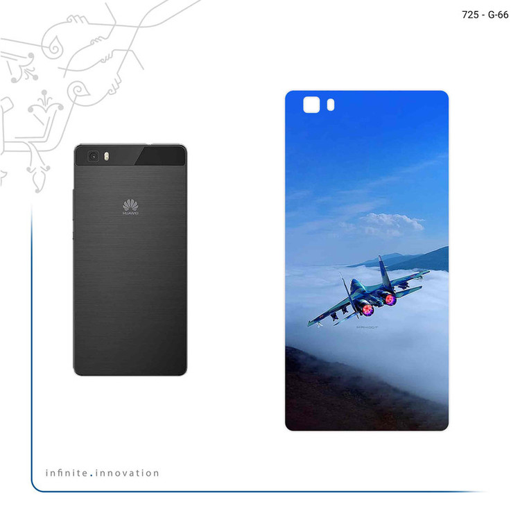 برچسب پوششی ماهوت مدل Fighter plane Su27 مناسب برای گوشی موبایل هوآوی P8 Lite