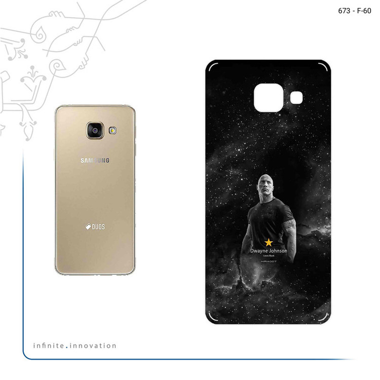 برچسب پوششی ماهوت مدل Dwayne Johnson مناسب برای گوشی موبایل سامسونگ Galaxy A3 2016