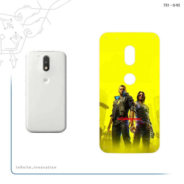 برچسب پوششی ماهوت مدل Cyberpunk Game Series مناسب برای گوشی موبایل موتورولا Moto G4 Play