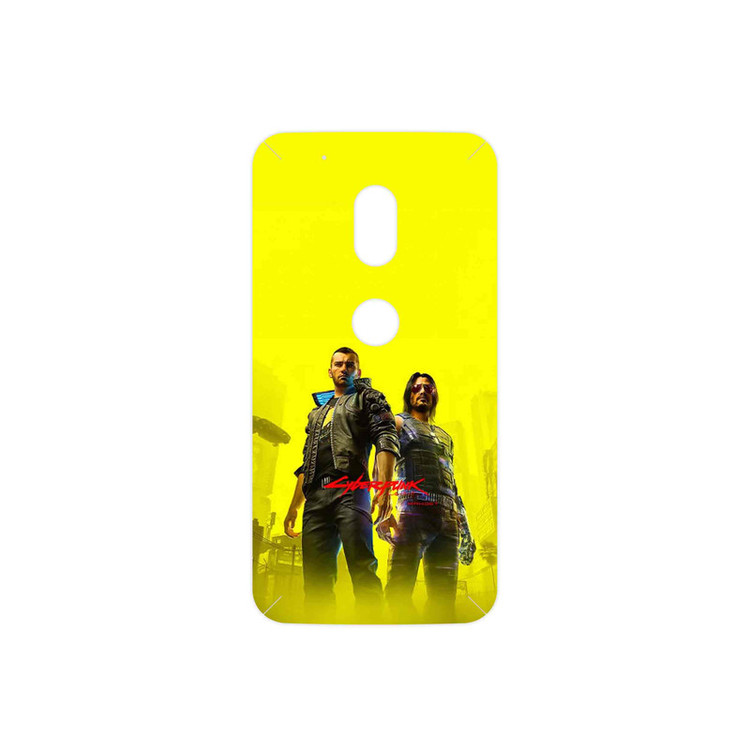 برچسب پوششی ماهوت مدل Cyberpunk Game Series مناسب برای گوشی موبایل موتورولا Moto G4 Play