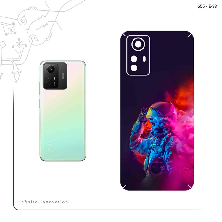 برچسب پوششی ماهوت مدل Smoke Rainbow Digital Art 1 مناسب برای گوشی موبایل شیائومی Redmi Note 12S