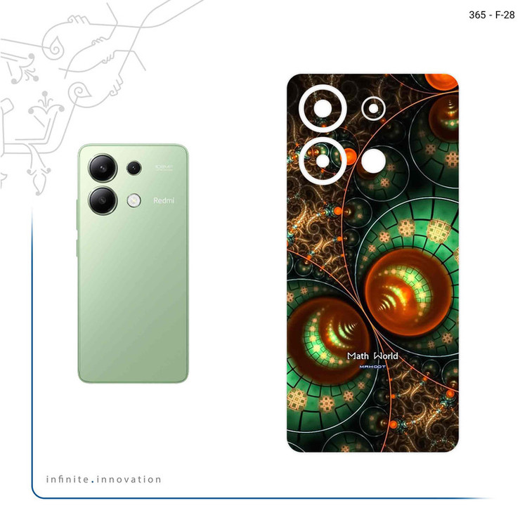 برچسب پوششی ماهوت مدل Mathematical Geometric Shape 3 مناسب برای گوشی موبایل شیائومی Redmi Note 13 4G