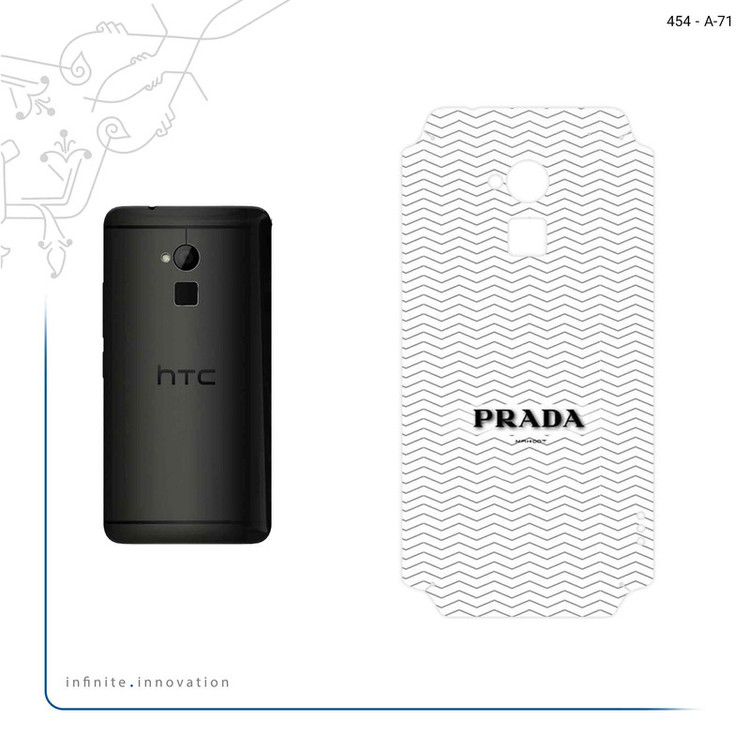 برچسب پوششی ماهوت مدل Prada مناسب برای گوشی موبایل اچ تی سی One Max