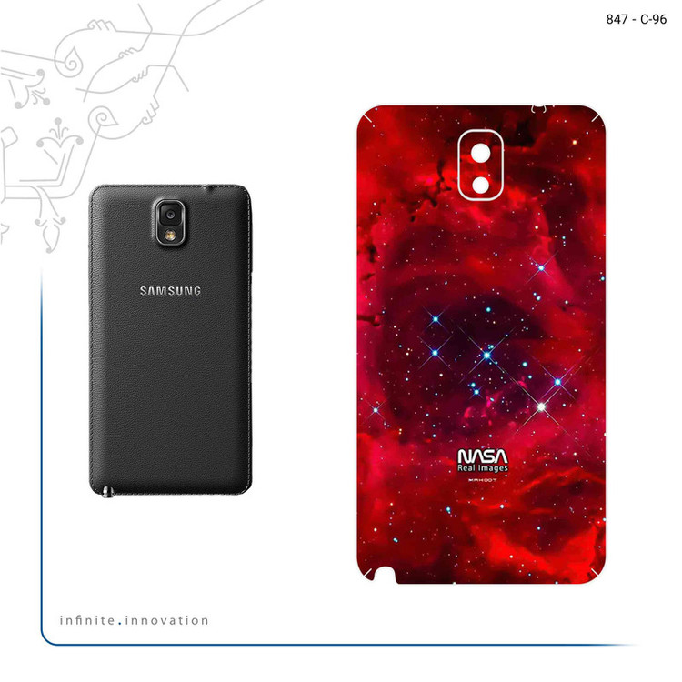 برچسب پوششی ماهوت مدل Universe b NASA 10 مناسب برای گوشی موبایل سامسونگ Galaxy Note 3