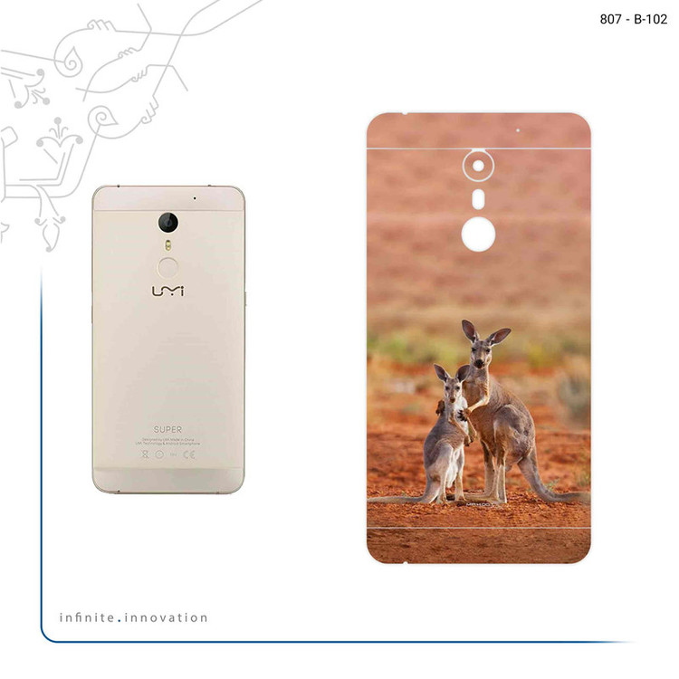 برچسب پوششی ماهوت مدل Kangaroo مناسب برای گوشی موبایل یومی Super