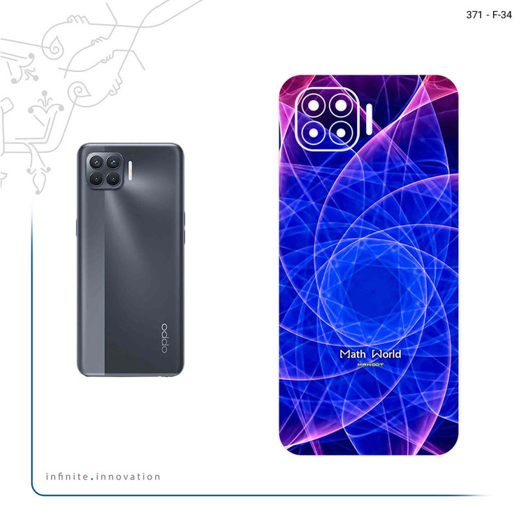 برچسب پوششی ماهوت مدل Mathematical Geometric Shape 9 مناسب برای گوشی موبایل اپو A93