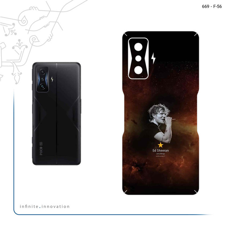 برچسب پوششی ماهوت مدل Ed Sheeran مناسب برای گوشی موبایل شیائومی Poco F4 GT 5G