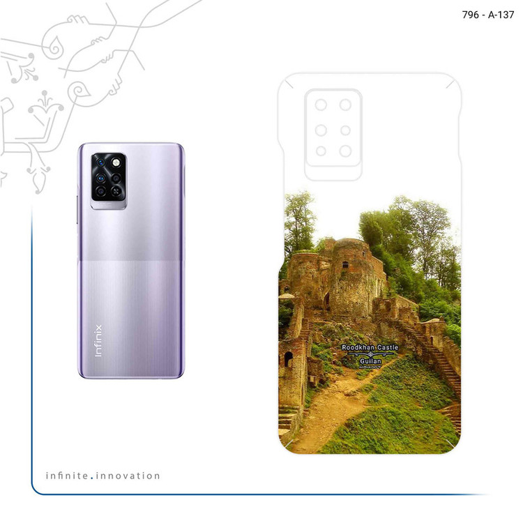 برچسب پوششی ماهوت مدل Roodkhan Castle مناسب برای گوشی موبایل اینفینیکس Note 10 Pro