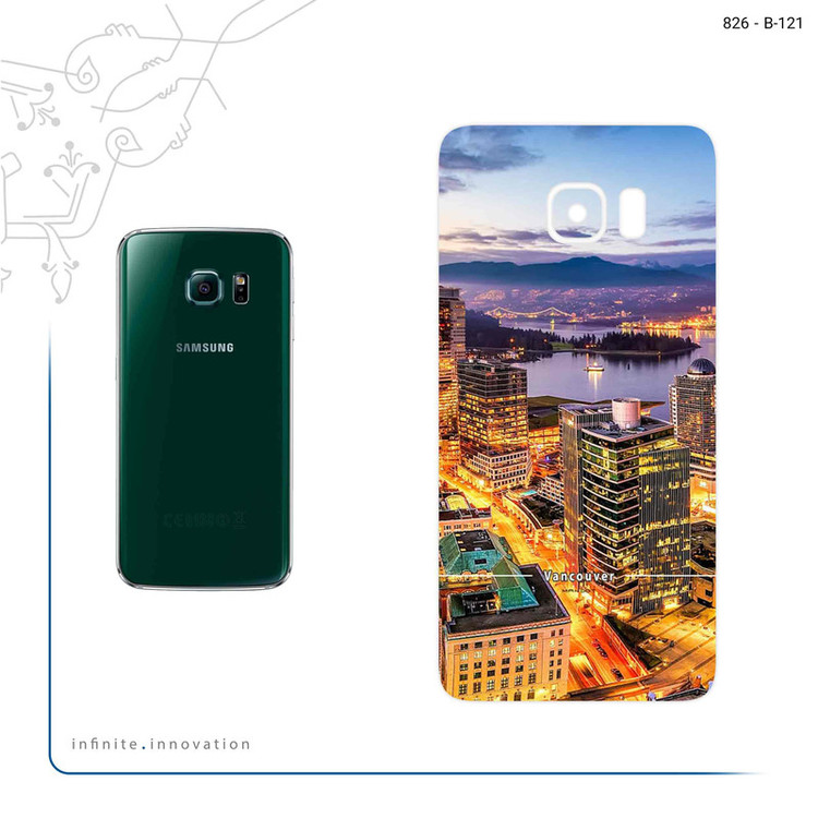 برچسب پوششی ماهوت مدل City of Vancouver مناسب برای گوشی موبایل سامسونگ Galaxy S6 Edge