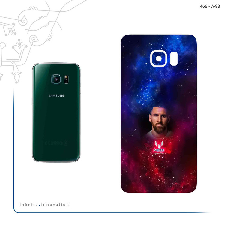برچسب پوششی ماهوت مدل Lionel Messi 1 مناسب برای گوشی موبایل سامسونگ Galaxy S6 Edge