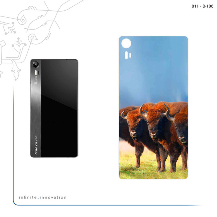 برچسب پوششی ماهوت مدل Buffalo مناسب برای گوشی موبایل لنوو Vibe Shot