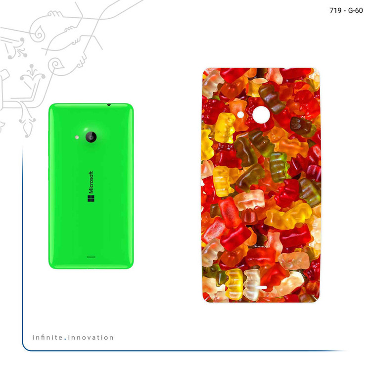 برچسب پوششی ماهوت مدل Gummi candy 1 مناسب برای گوشی موبایل مایکروسافت Lumia 535