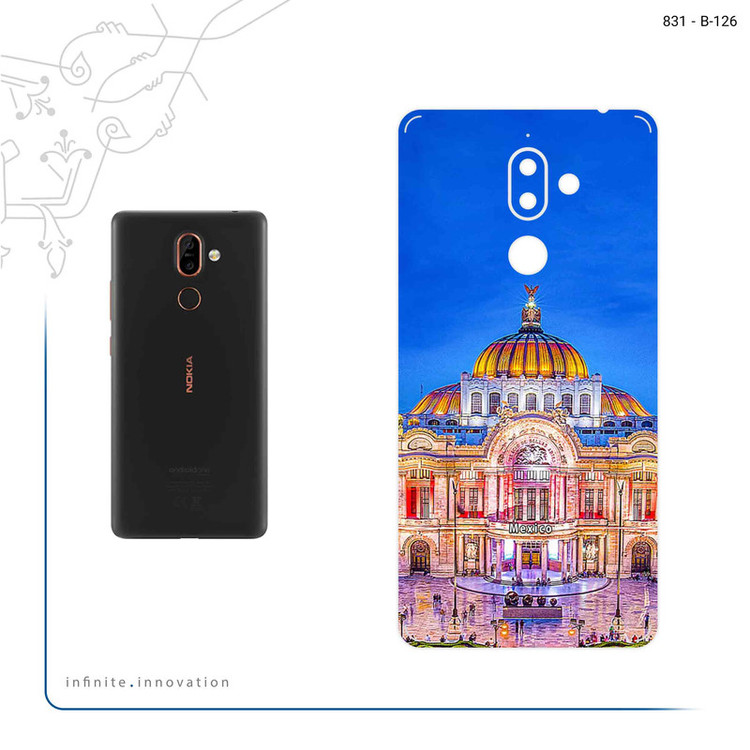 برچسب پوششی ماهوت مدل Mexico City مناسب برای گوشی موبایل نوکیا 7 Plus