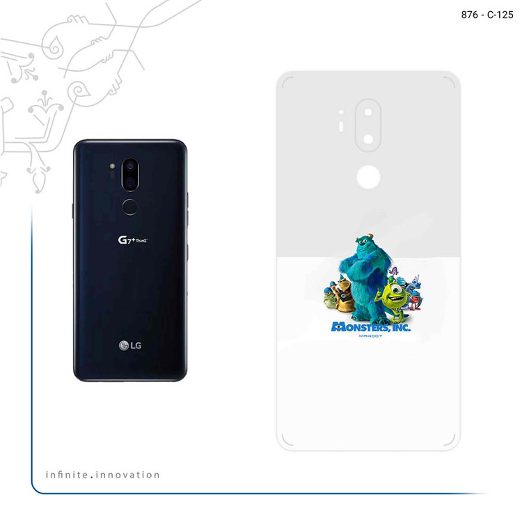 برچسب پوششی ماهوت مدل Monsters Inc مناسب برای گوشی موبایل ال جی G7 PLUS THINQ
