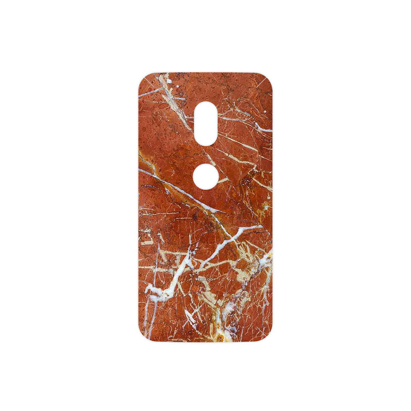 برچسب پوششی ماهوت مدل Red Marble مناسب برای گوشی موبایل موتورولا Moto G4 Play
