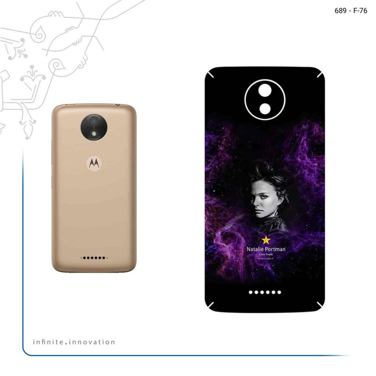 برچسب پوششی ماهوت مدل Natalie Portman مناسب برای گوشی موبایل موتورولا Moto C Plus