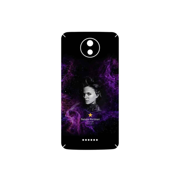 برچسب پوششی ماهوت مدل Natalie Portman مناسب برای گوشی موبایل موتورولا Moto C Plus
