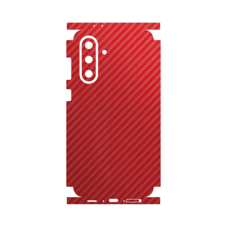 برچسب پوششی ماهوت مدل Red-Fiber-FullSkin مناسب برای گوشی موبایل سامسونگ Galaxy A36